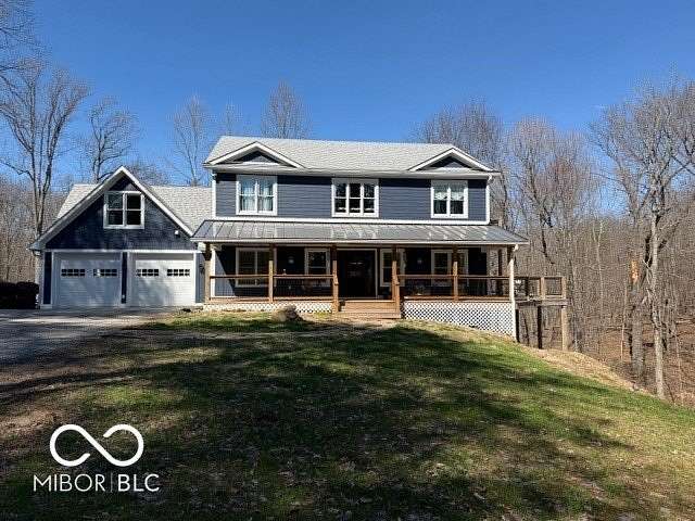 5 Acres of Land with Home for Sale in Nineveh, Indiana