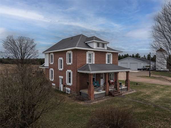 12 Acres of Land with Home for Sale in Rice Lake, Wisconsin