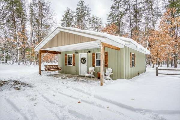 10.1 Acres of Recreational Land with Home for Sale in Baldwin, Michigan