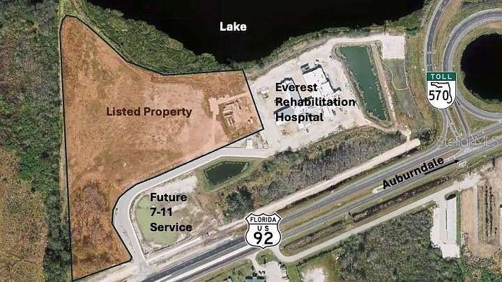 14.8 Acres of Mixed-Use Land for Sale in Auburndale, Florida