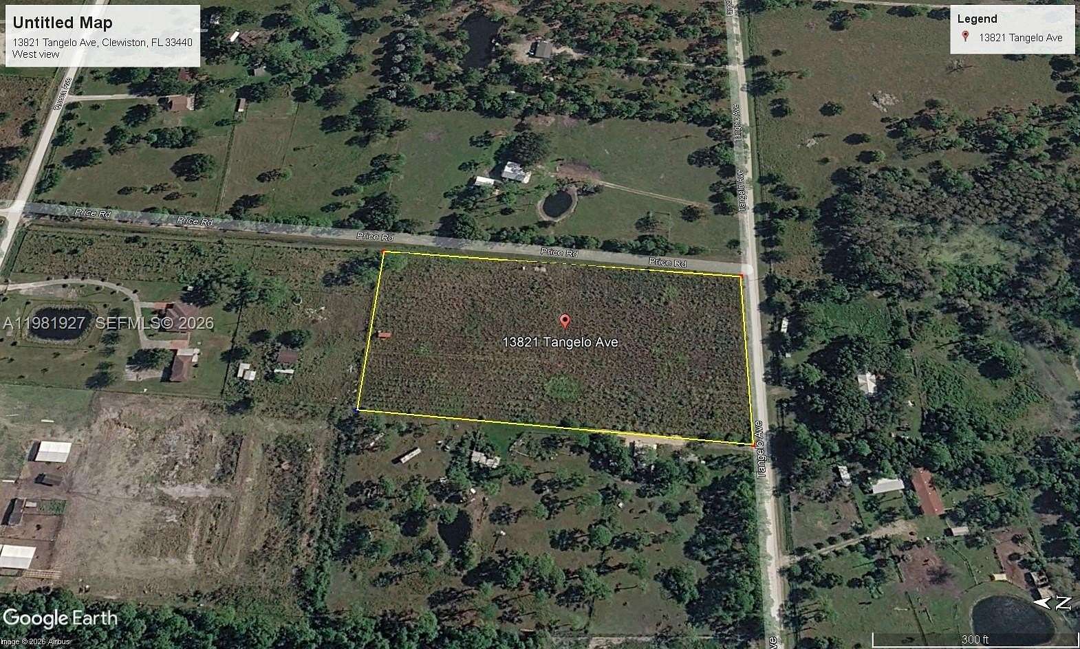 5 Acres of Residential Land for Sale in Clewiston, Florida