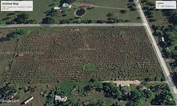 5 Acres of Residential Land for Sale in Clewiston, Florida