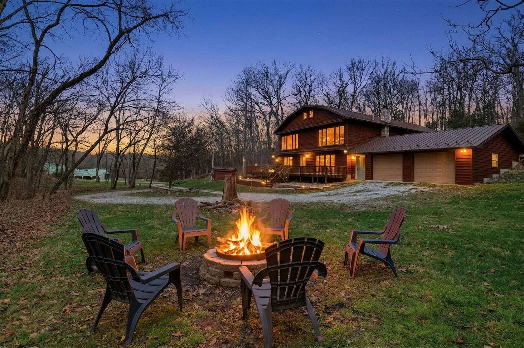 189 Acres of Agricultural Land with Home for Sale in Mansfield, Missouri