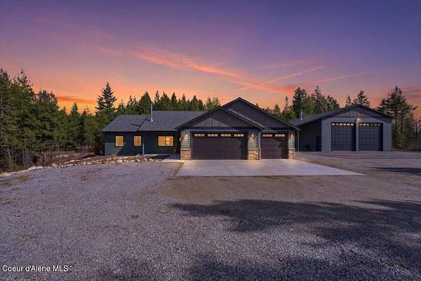 4.7 Acres of Land with Home for Sale in Spirit Lake, Idaho