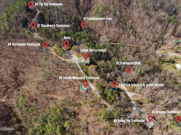 20.9 Acres of Land with Home for Sale in Townsend, Tennessee