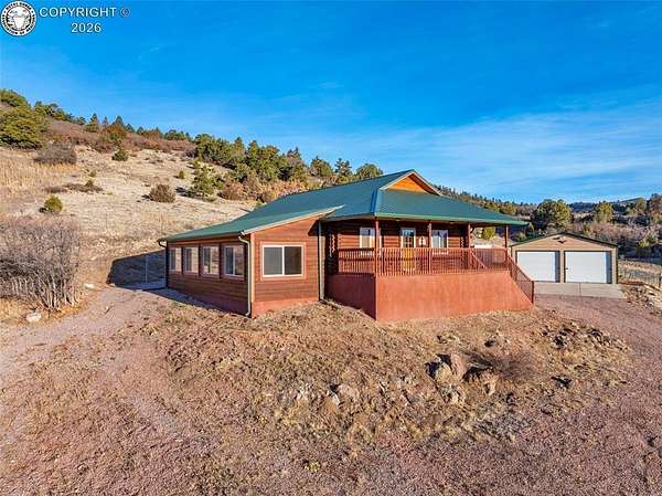 81.2 Acres of Recreational Land with Home for Sale in Cañon City, Colorado