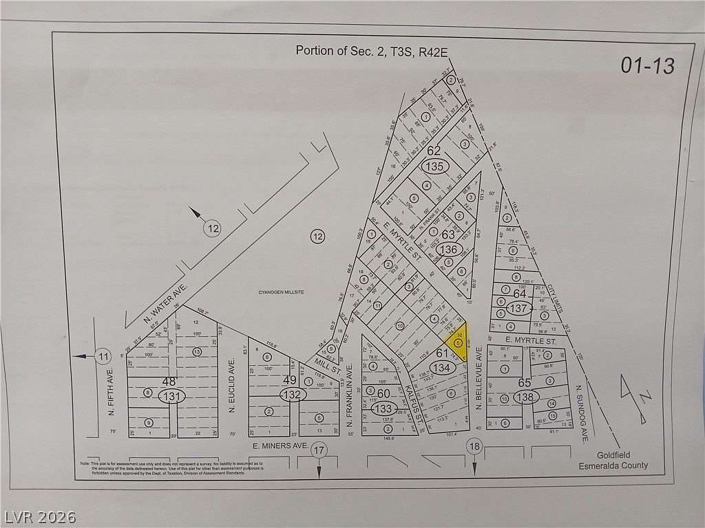 0.07 Acres of Residential Land for Sale in Goldfield, Nevada