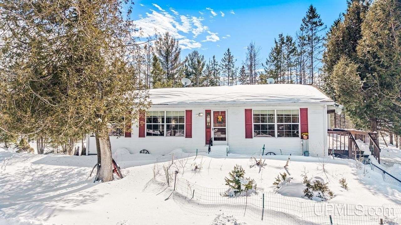 75 Acres of Land with Home for Sale in Hermansville, Michigan