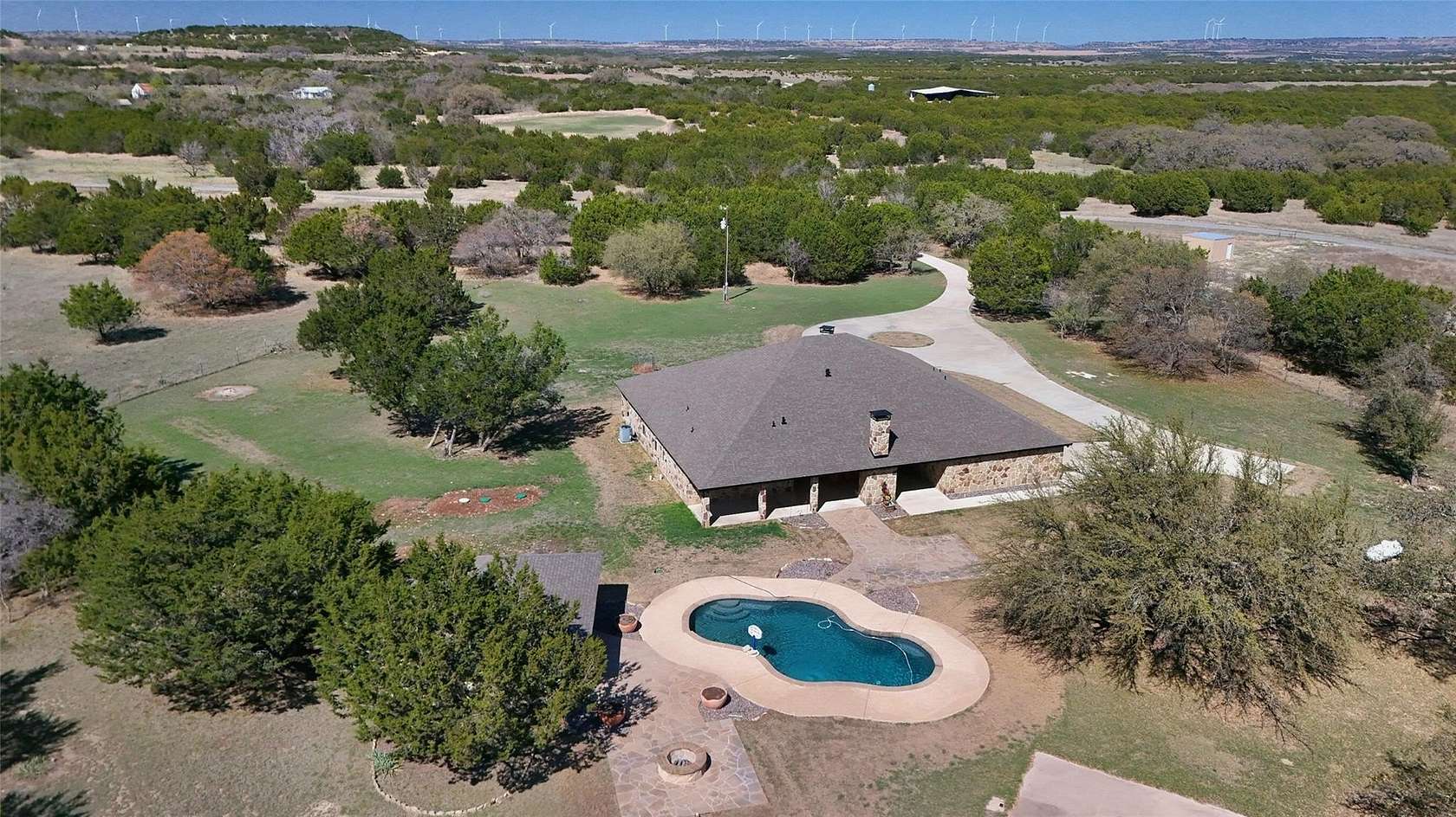 14 Acres of Land with Home for Sale in Lometa, Texas