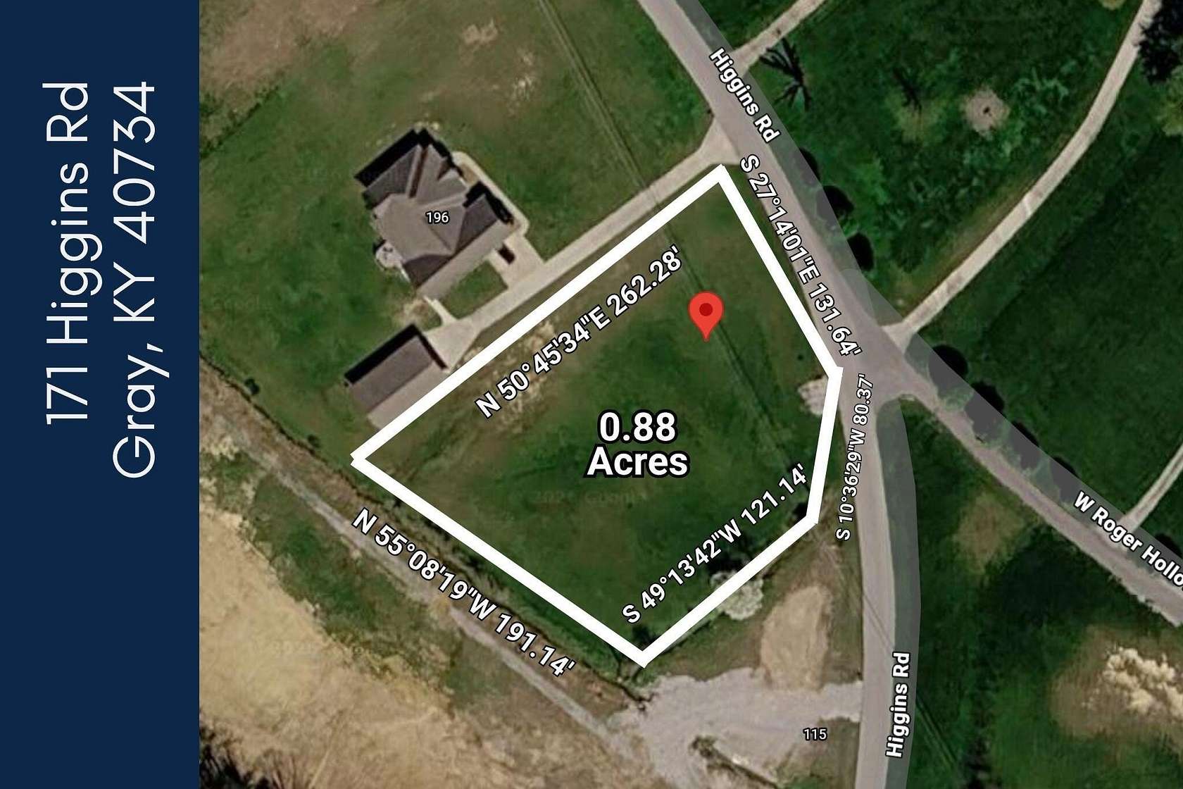 0.88 Acres of Residential Land for Sale in Gray, Kentucky