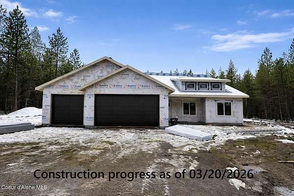 5 Acres of Land with Home for Sale in Athol, Idaho