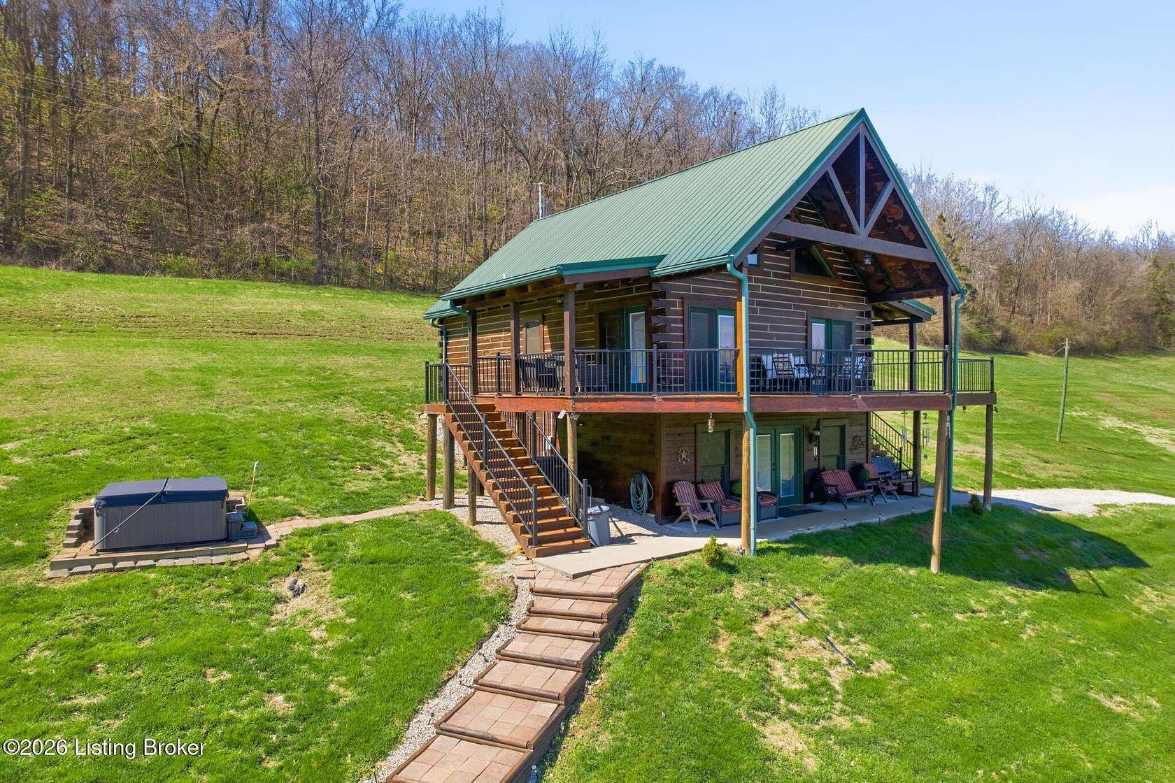 41.1 Acres of Land with Home for Sale in Taylorsville, Kentucky