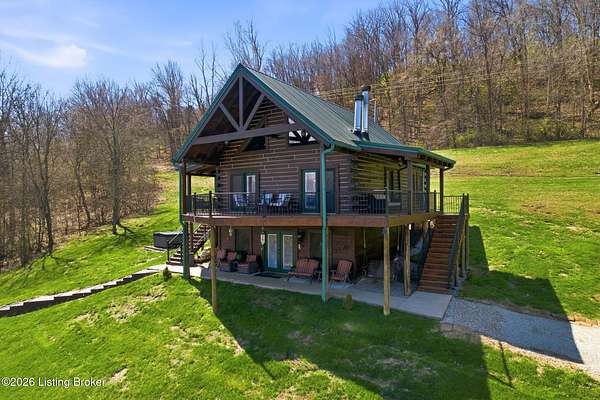 41.1 Acres of Land with Home for Sale in Taylorsville, Kentucky