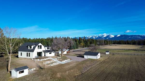 2.56 Acres of Land with Home for Sale in Columbia Falls, Montana