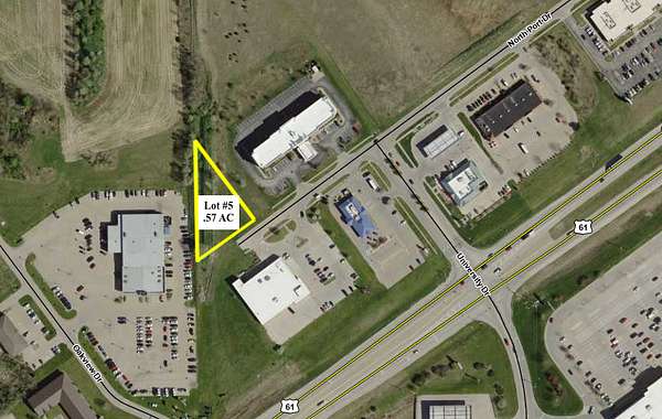 0.57 Acres of Commercial Land for Lease in Muscatine, Iowa