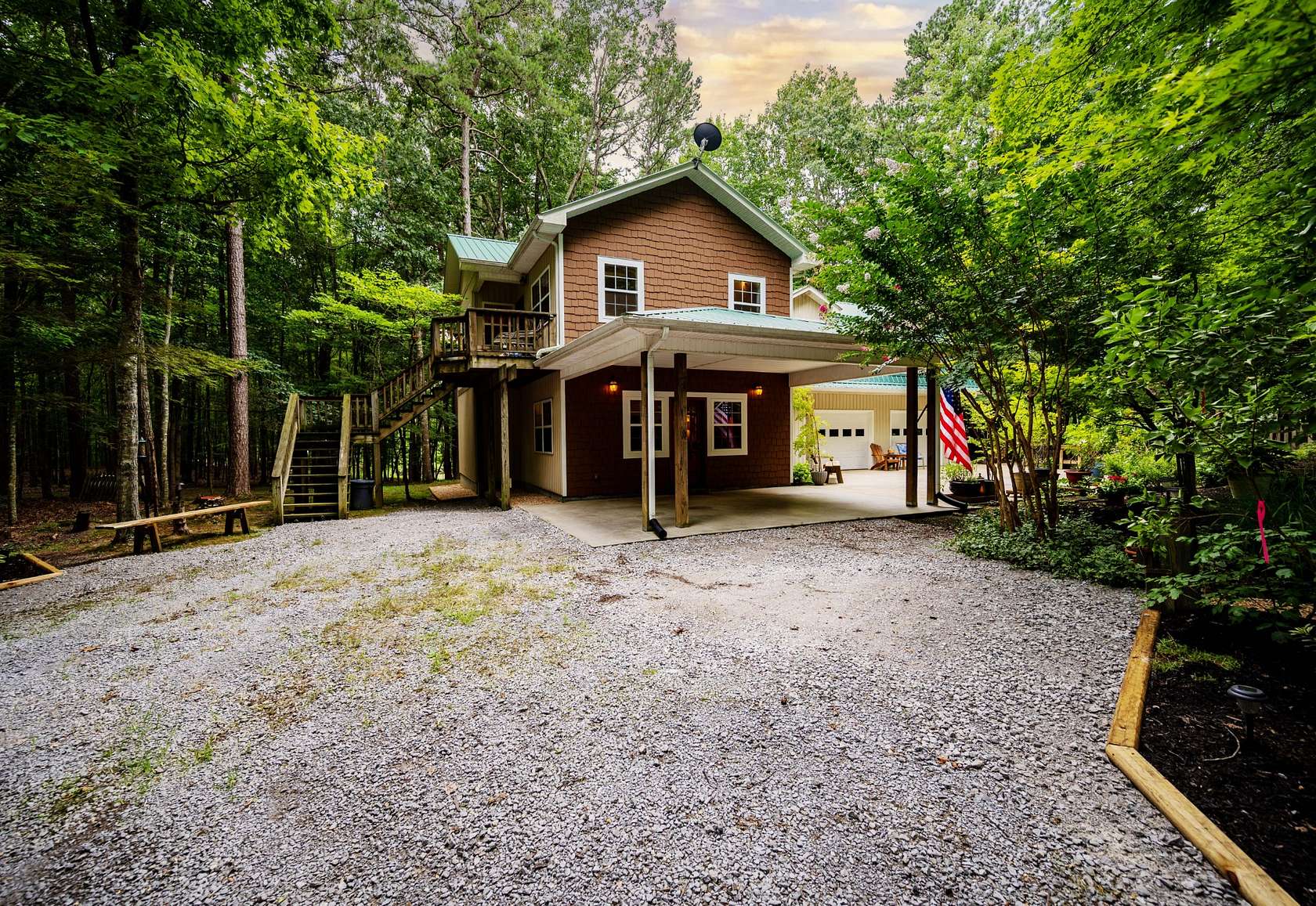 20 Acres of Recreational Land with Home for Sale in Liberty, Tennessee