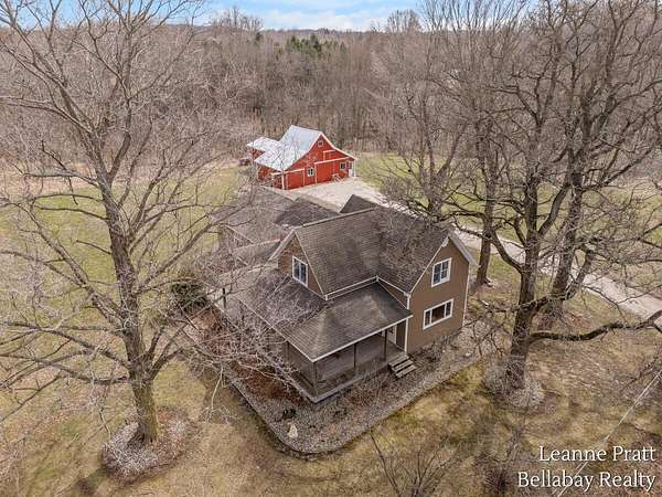 7.77 Acres of Land with Home for Sale in Nashville, Michigan