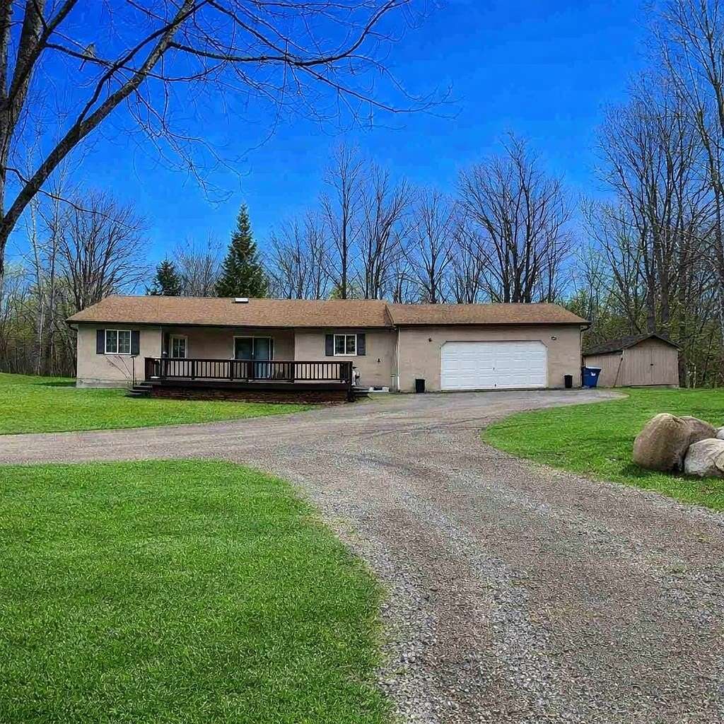 6.38 Acres of Land with Home for Sale in Beaverton, Michigan