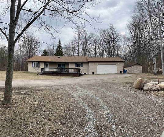 6.38 Acres of Land with Home for Sale in Beaverton, Michigan
