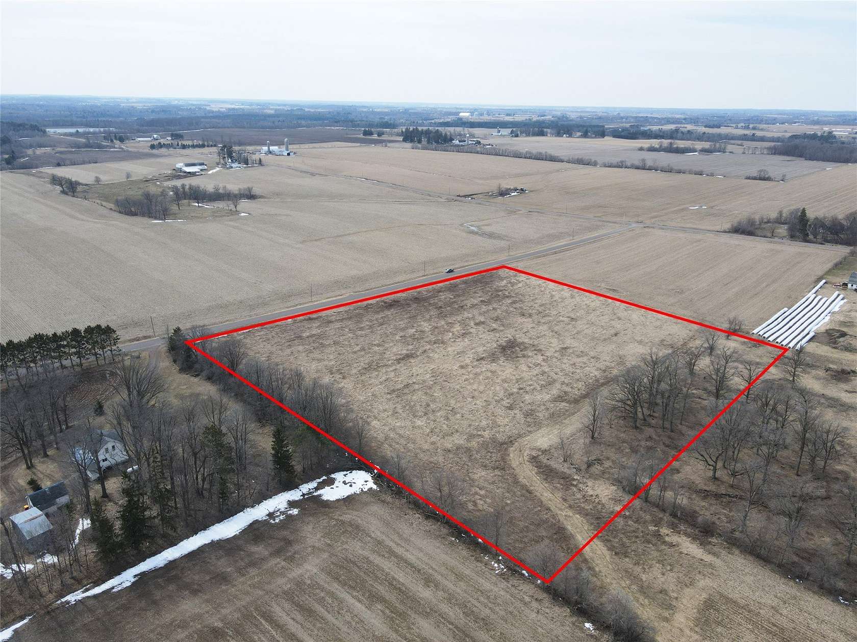 11 Acres of Agricultural Land for Sale in Almena, Wisconsin
