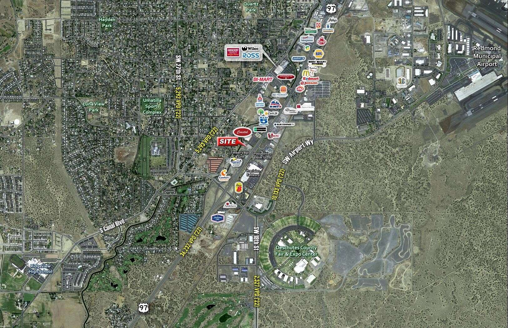 0.75 Acres of Commercial Land for Sale in Redmond, Oregon