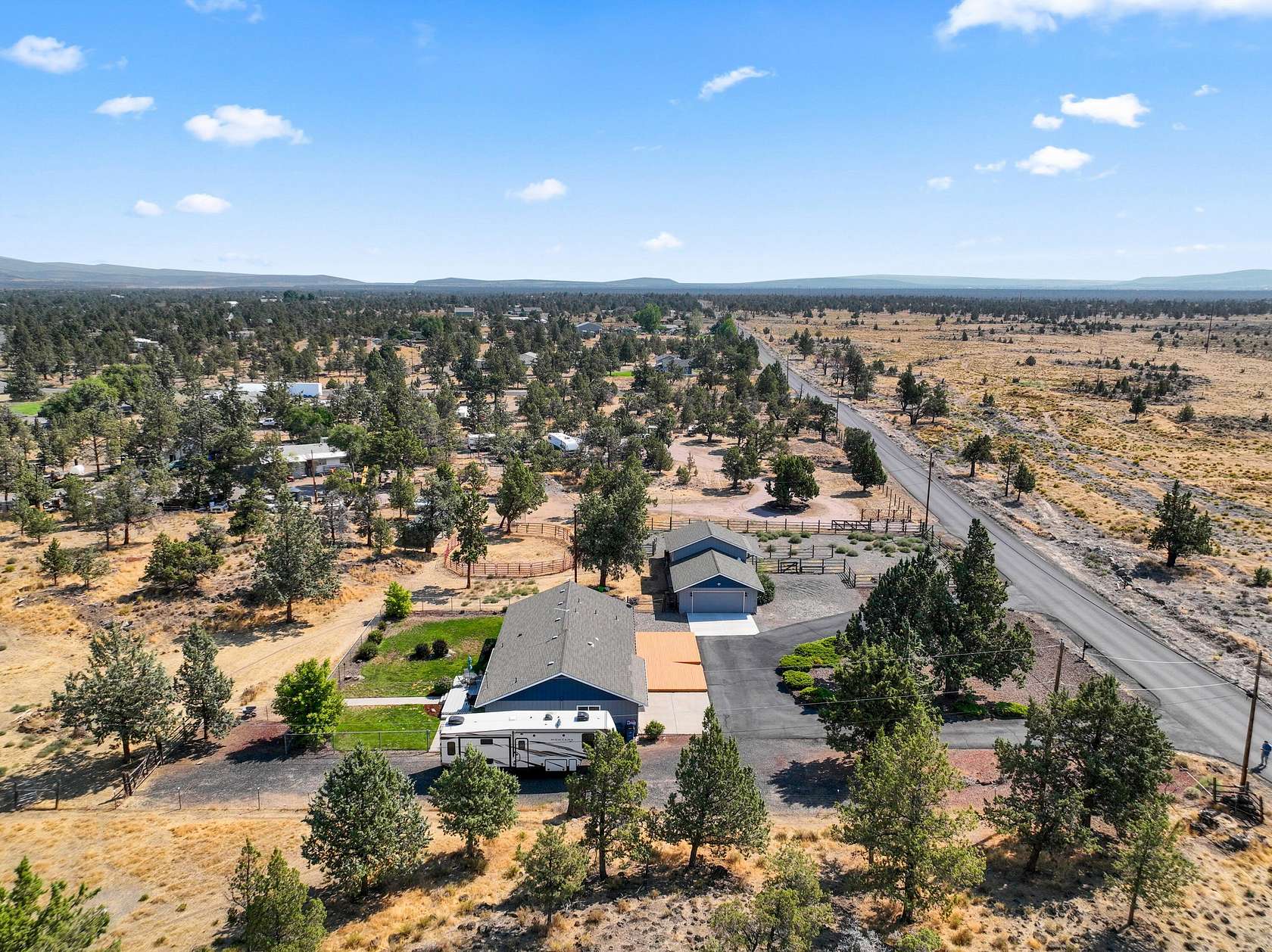 2.62 Acres of Land with Home for Sale in Redmond, Oregon