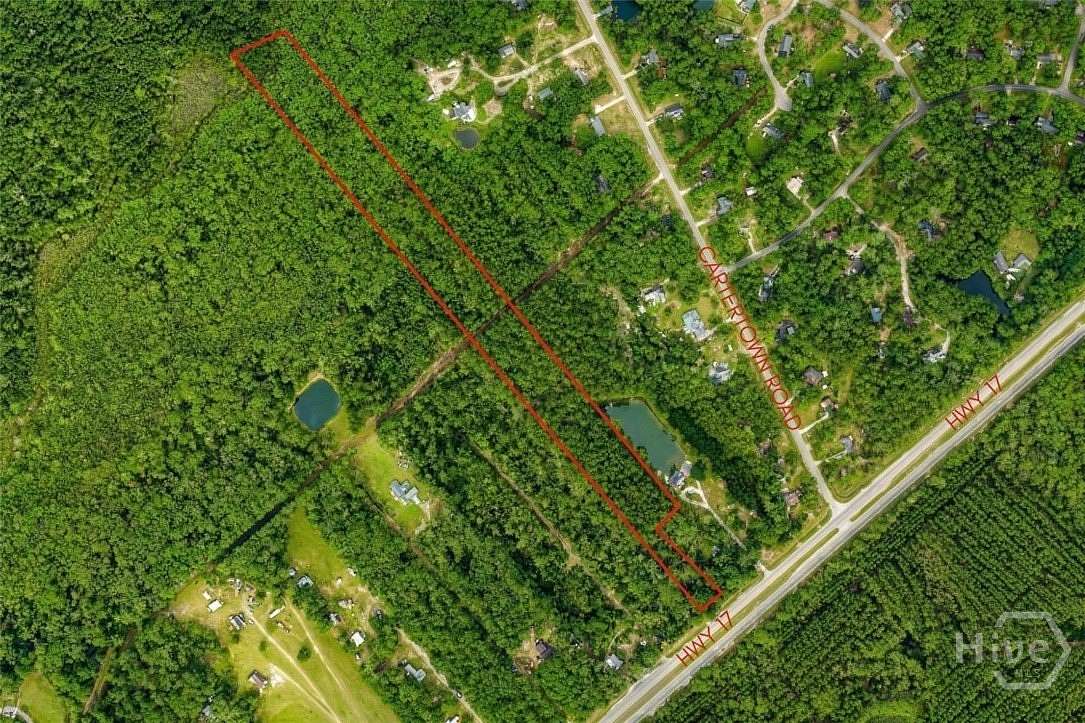 13 Acres of Land with Home for Sale in Richmond Hill, Georgia