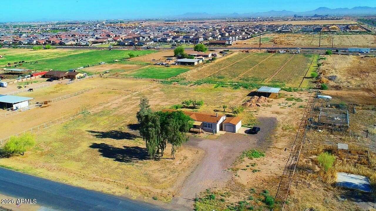 5.3 Acres of Land with Home for Sale in Queen Creek, Arizona