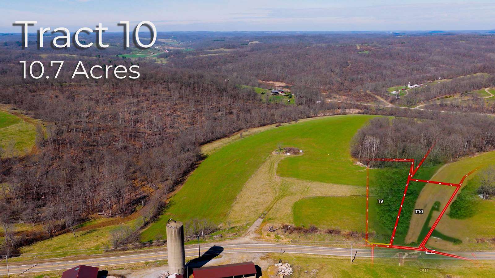 10.7 Acres of Recreational & Residential Land for Sale in Warsaw, Ohio