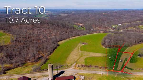 10.7 Acres of Recreational & Residential Land for Sale in Warsaw, Ohio