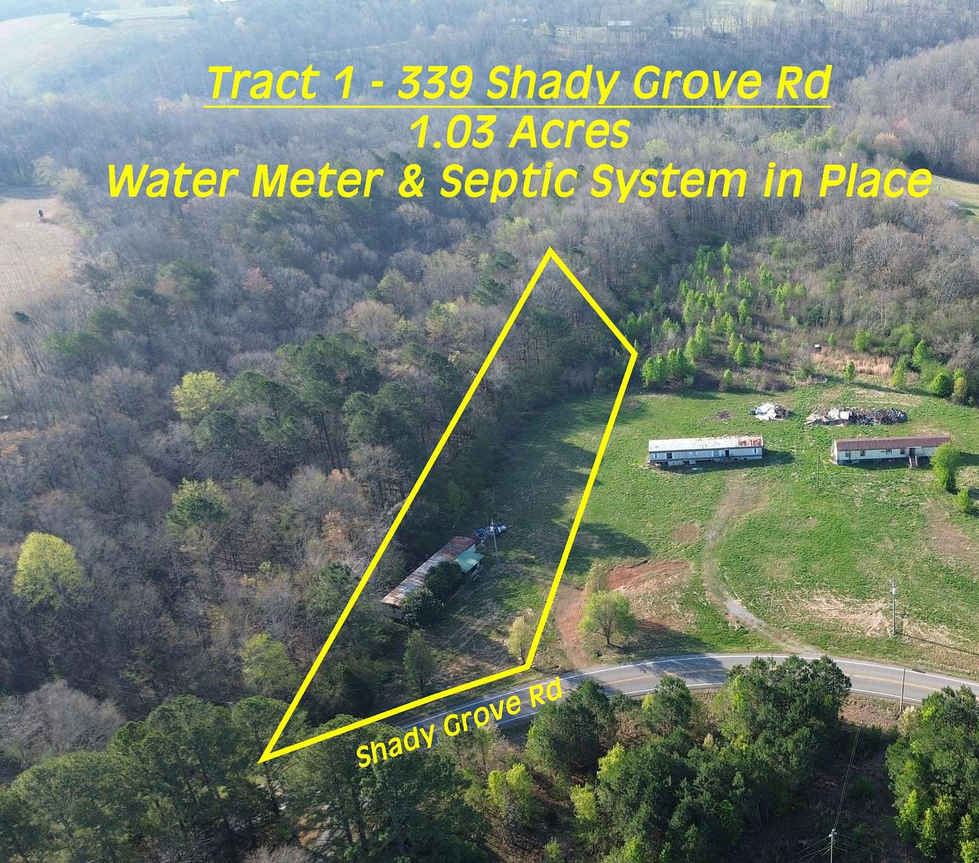 1 Acre of Residential Land for Auction in Flintville, Tennessee