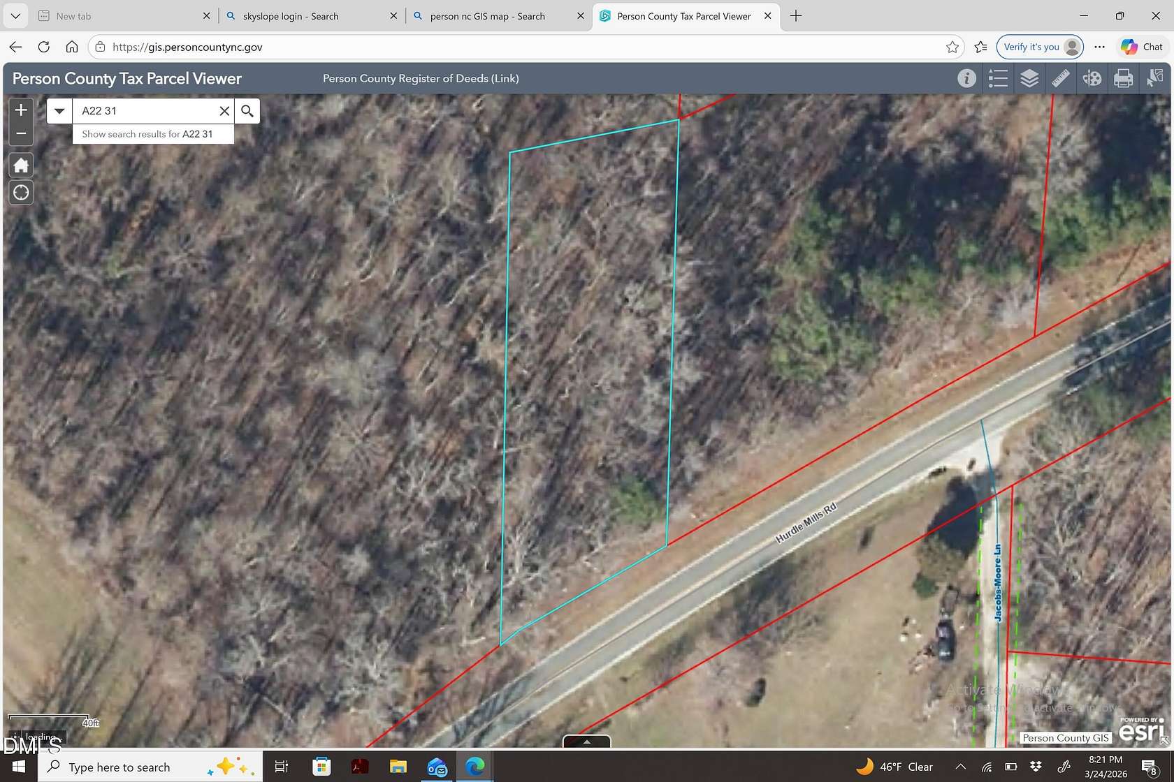 0.53 Acres of Residential Land for Sale in Roxboro, North Carolina