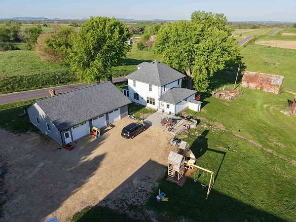 25 Acres of Agricultural Land with Home for Sale in Potosi, Wisconsin