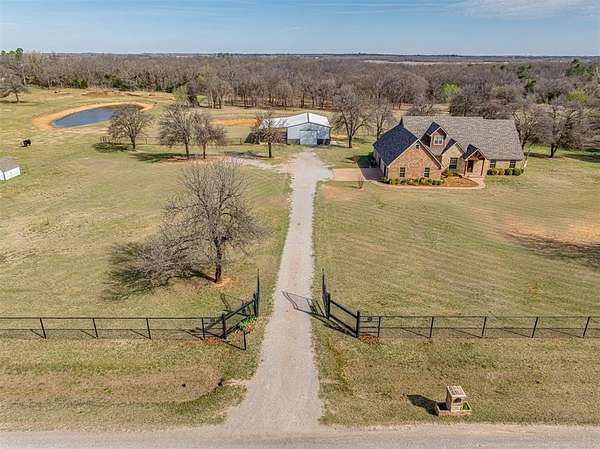 4.78 Acres of Land with Home for Sale in McLoud, Oklahoma