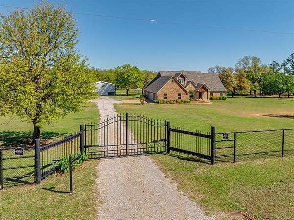 4.78 Acres of Land with Home for Sale in McLoud, Oklahoma