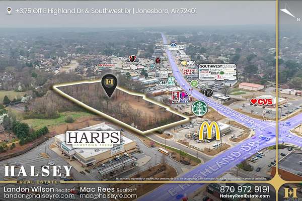 3.75 Acres of Commercial Land for Sale in Jonesboro, Arkansas