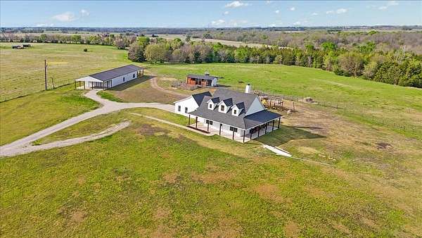 50.4 Acres of Land with Home for Sale in Klondike, Texas