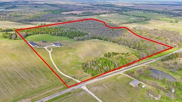 50.4 Acres of Agricultural Land with Home for Sale in Klondike, Texas