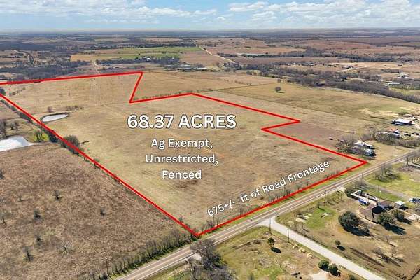 68.4 Acres of Agricultural & Residential Land for Sale in Alvarado, Texas