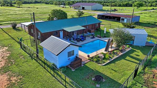 34.2 Acres of Land with Home for Sale in Nocona, Texas