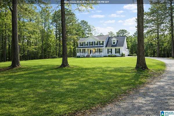 3.3 Acres of Land with Home for Sale in Columbiana, Alabama