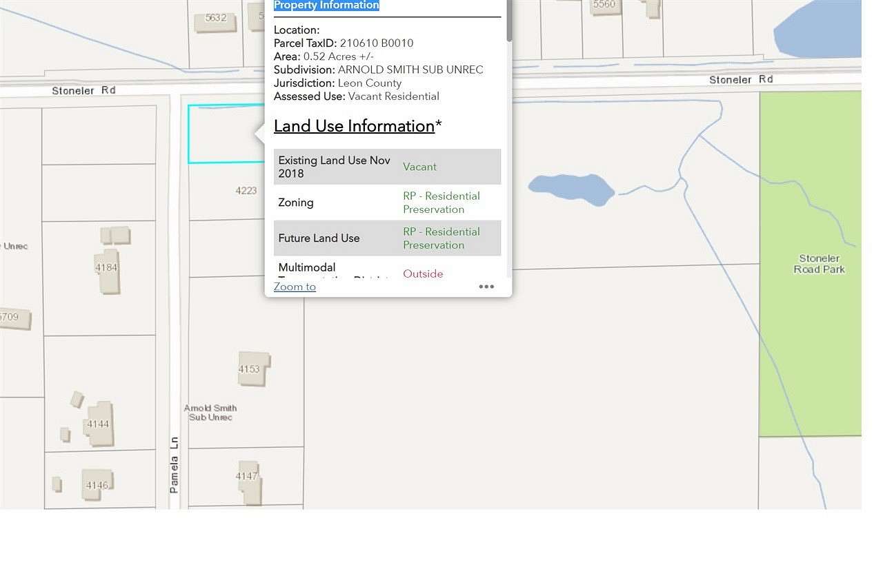 0.52 Acres of Land for Sale in Tallahassee, Florida