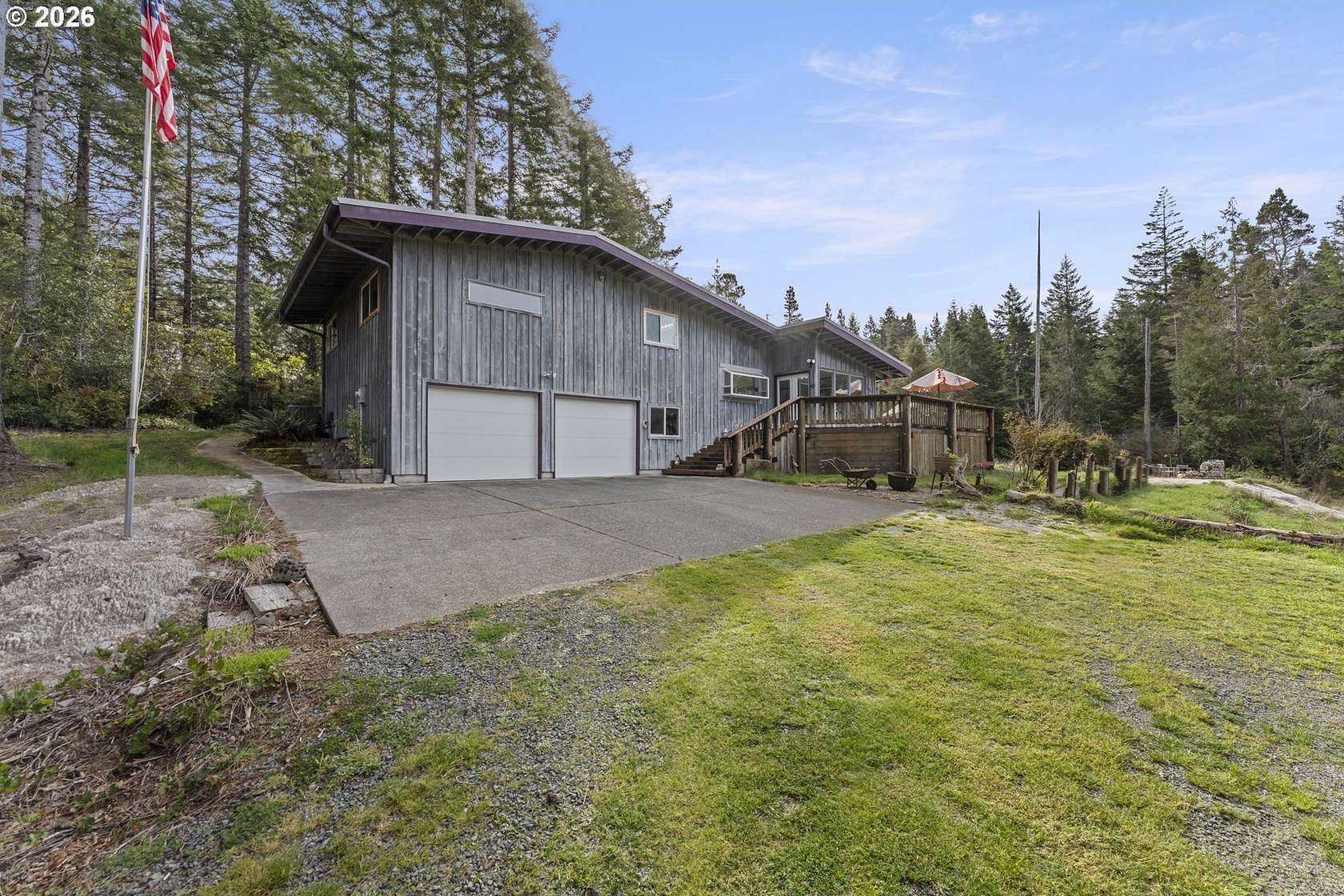 8.88 Acres of Land with Home for Sale in Bandon, Oregon