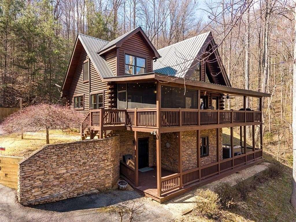 3.74 Acres of Land with Home for Sale in Blue Ridge, Georgia
