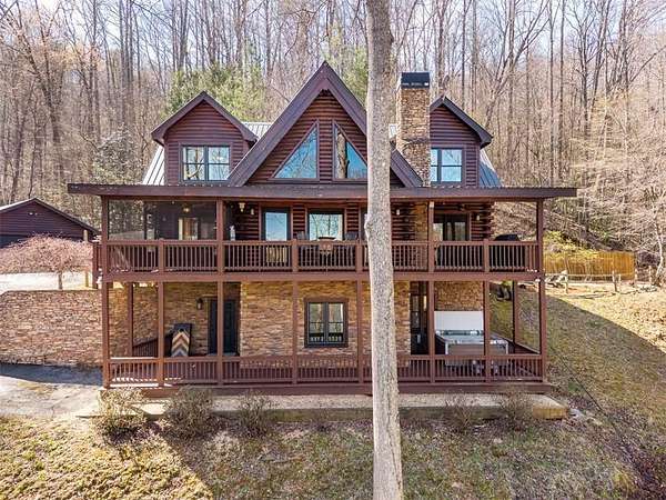 3.74 Acres of Land with Home for Sale in Blue Ridge, Georgia