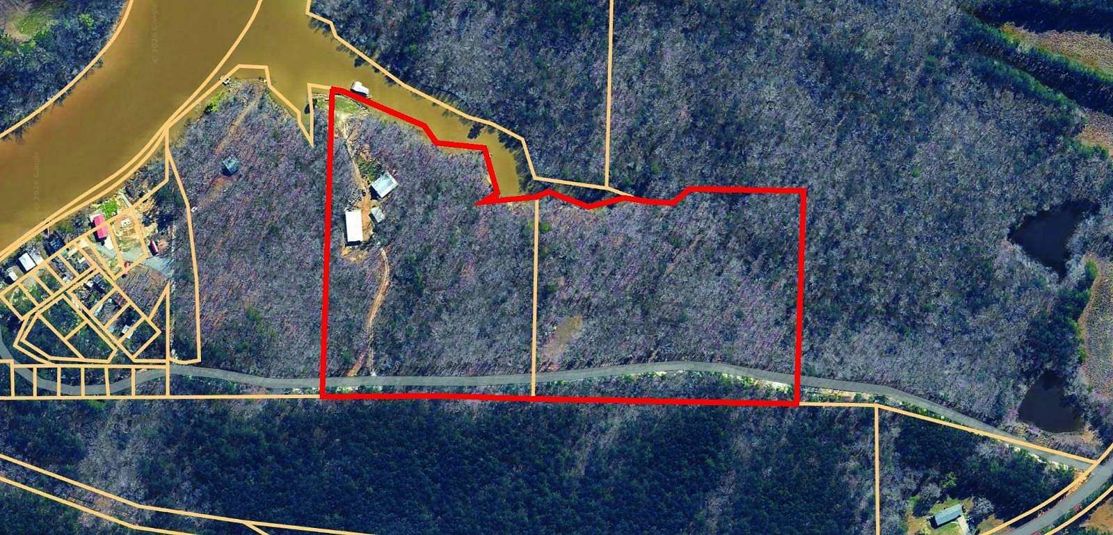 20 Acres of Recreational & Residential Land for Auction in Cave Spring, Georgia