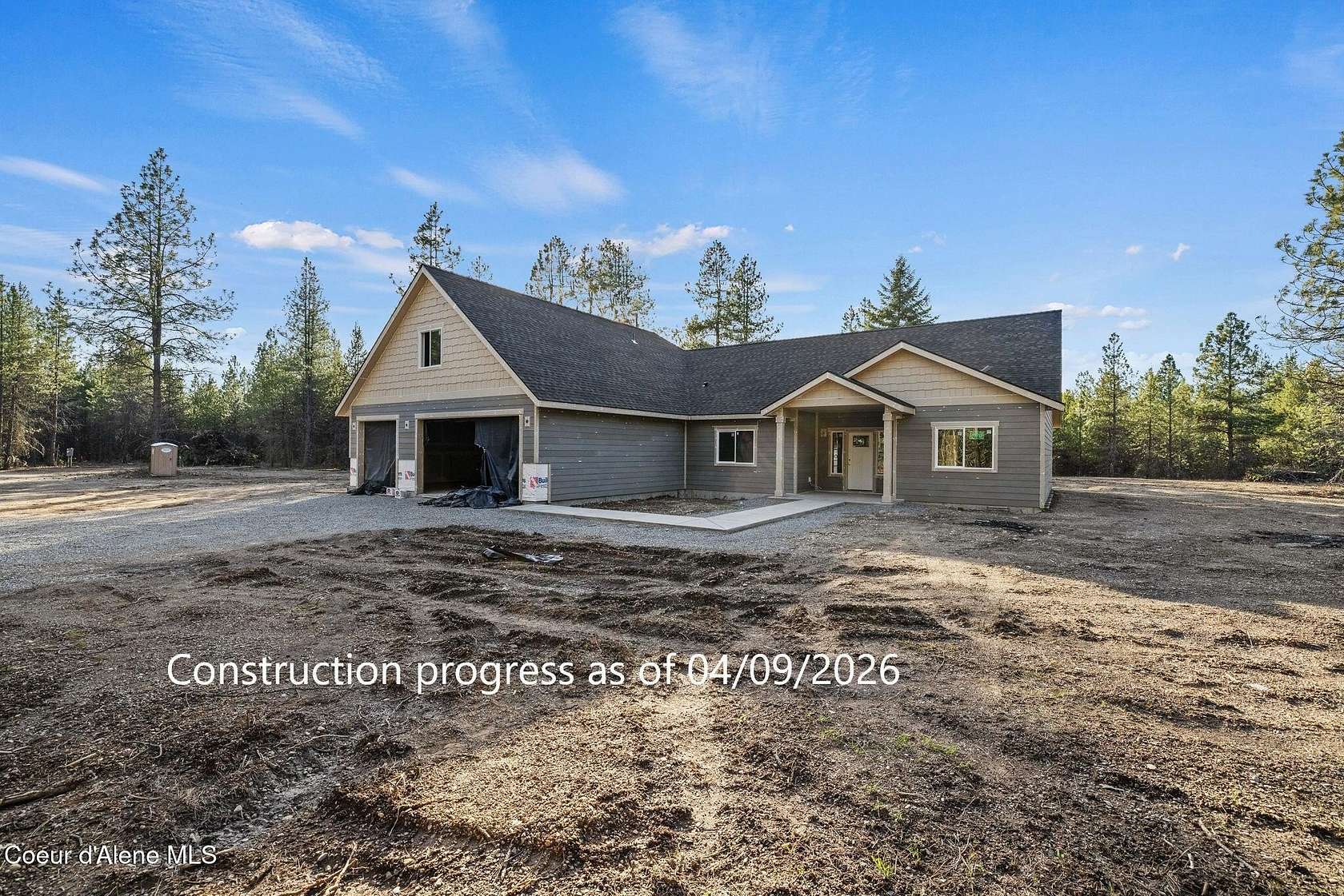 6.79 Acres of Land with Home for Sale in Athol, Idaho