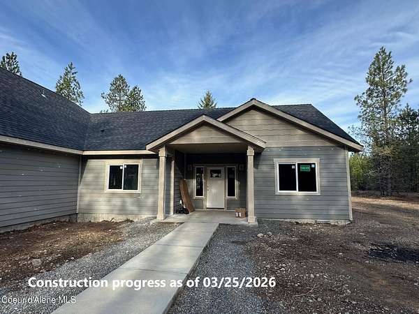 6.79 Acres of Land with Home for Sale in Athol, Idaho