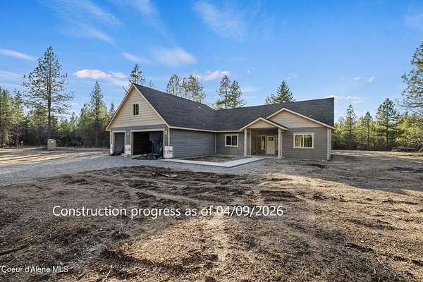 6.79 Acres of Land with Home for Sale in Athol, Idaho