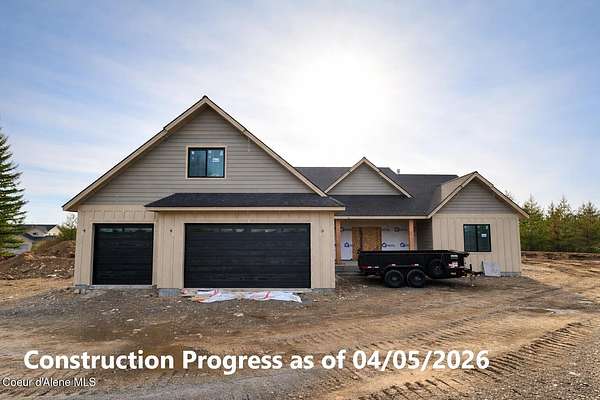 5 Acres of Land with Home for Sale in Athol, Idaho